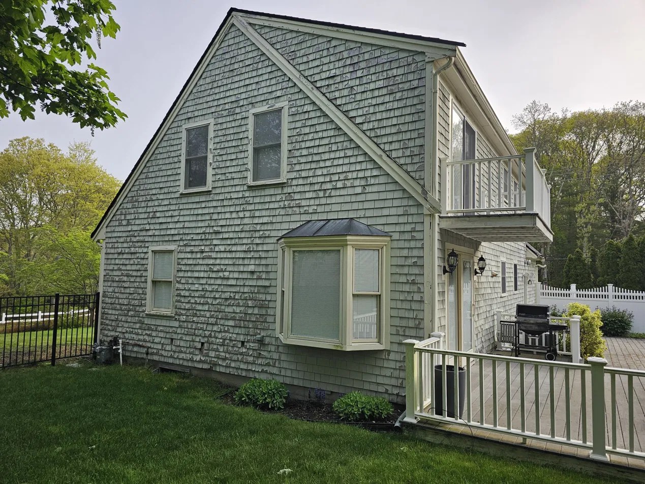 Siding Replacement, Barnstable, MA (Before)